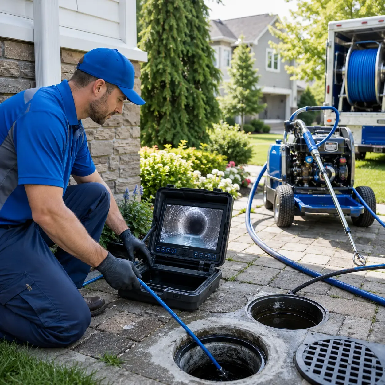 Outdoor drain cleaning professionals serving Shelbyville, IL